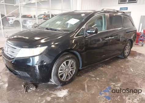 2011 Honda Odyssey Ex-L z USA, uszkodzony, nr VIN 5FNRL5H69BB072291